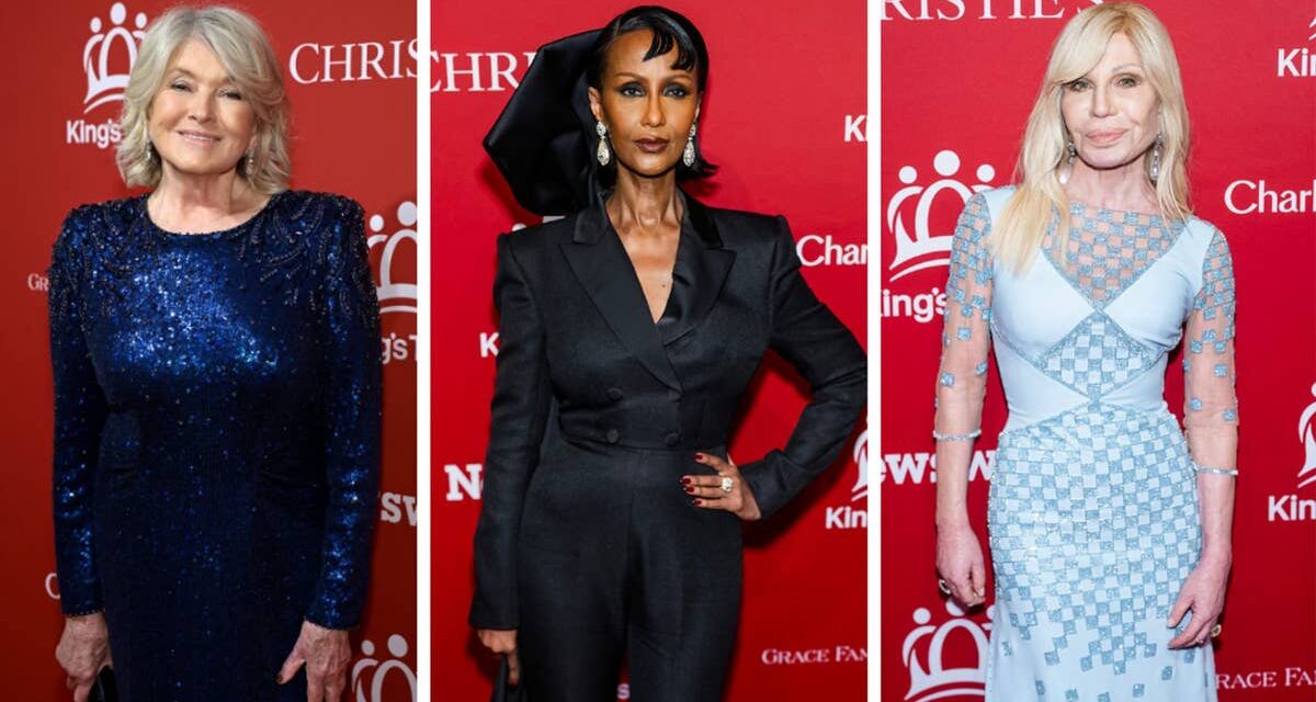 Iman est à la tête des personnes les mieux habillées lors du 5e gala mondial annuel de King&rsquo;s Trust, rempli de stars.