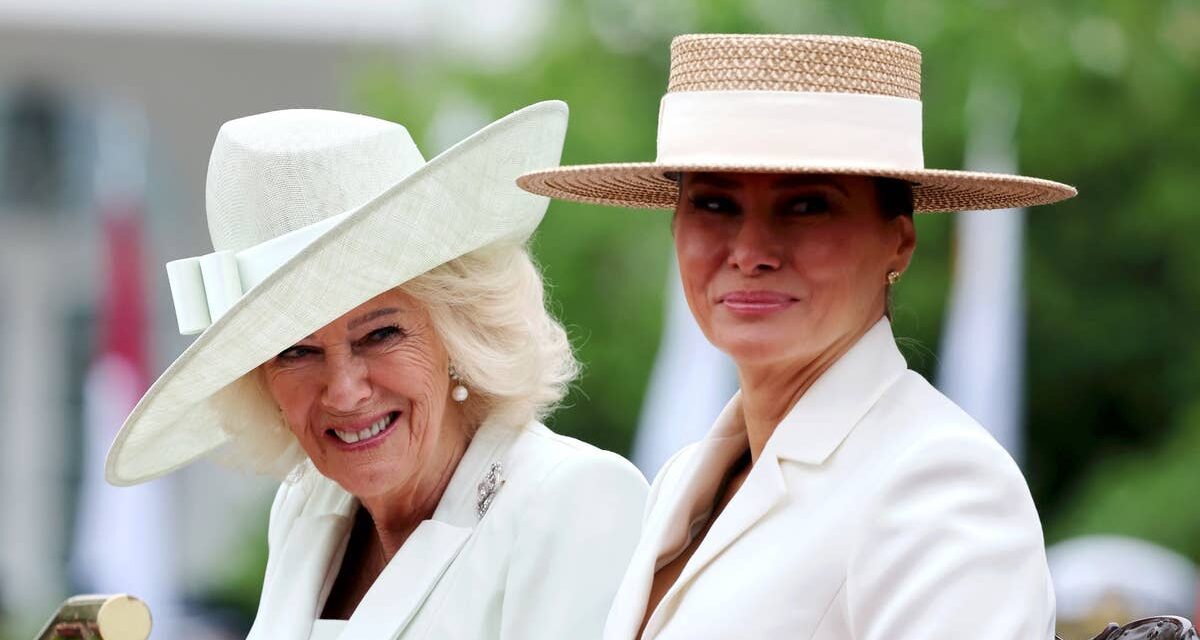 La Première Dame Melania Trump et la Reine Camilla font équipe et se familiarisent avec la technologie à la Maison Blanche