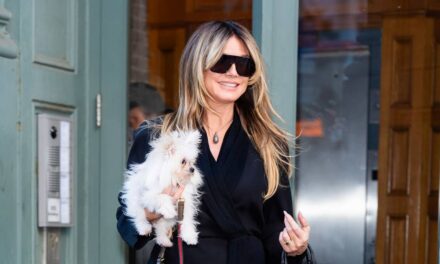 Les bas transparents et les talons vertigineux d&rsquo;Heidi Klum constituent le combo sensuel ultime sur de nouvelles photos