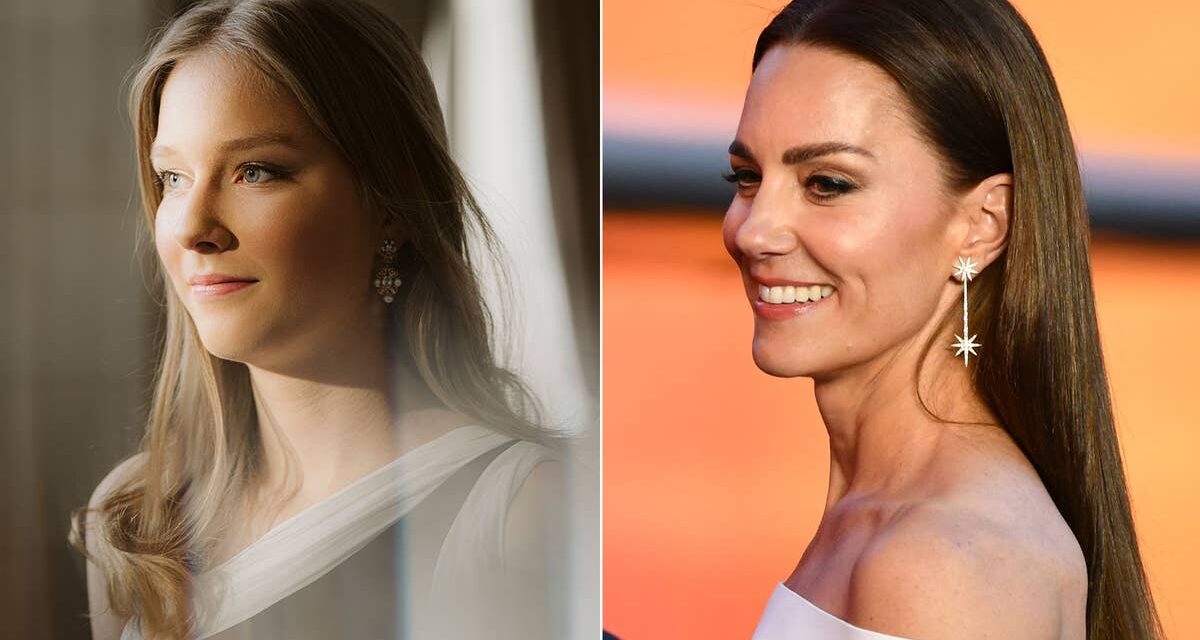 La robe du 18e anniversaire de la princesse Eléonore « Diana » ressemble étrangement à celle de Kate Middleton