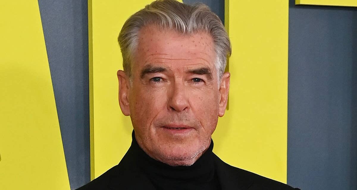 Pierce Brosnan s&rsquo;éloigne du rôle de Bond dans une nouvelle apparence méconnaissable