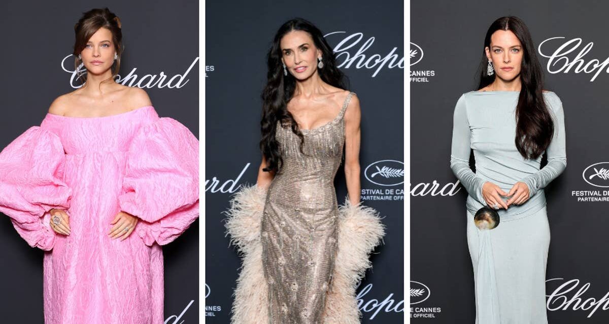 Demi Moore, Riley Keough et Barbara Palvin volent la vedette au photocall du Trophée Chopard à Cannes