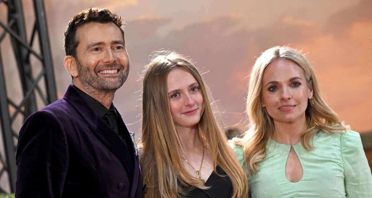 David et Georgia Tennant font une rare apparition sur le tapis rouge avec leur fille Olive, 15 ans