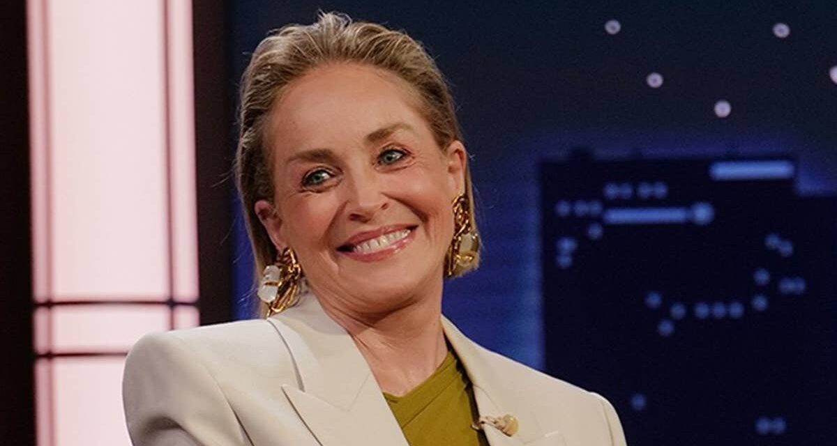 Sharon Stone adopte la tendance des robes « nues » dans une mini-robe transparente si courte à 68 ans
