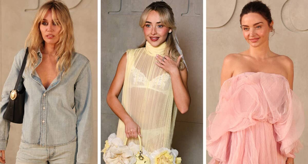 Miley Cyrus et Sabrina Carpenter sont les mieux habillées du défilé Dior Croisière