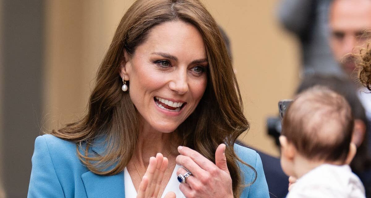 La réaction inestimable de la princesse Kate face à l&rsquo;adorable bébé filmée