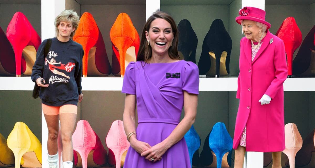 Des chaussures emblématiques de la princesse Kate au style intemporel de la princesse Diana et plus encore…