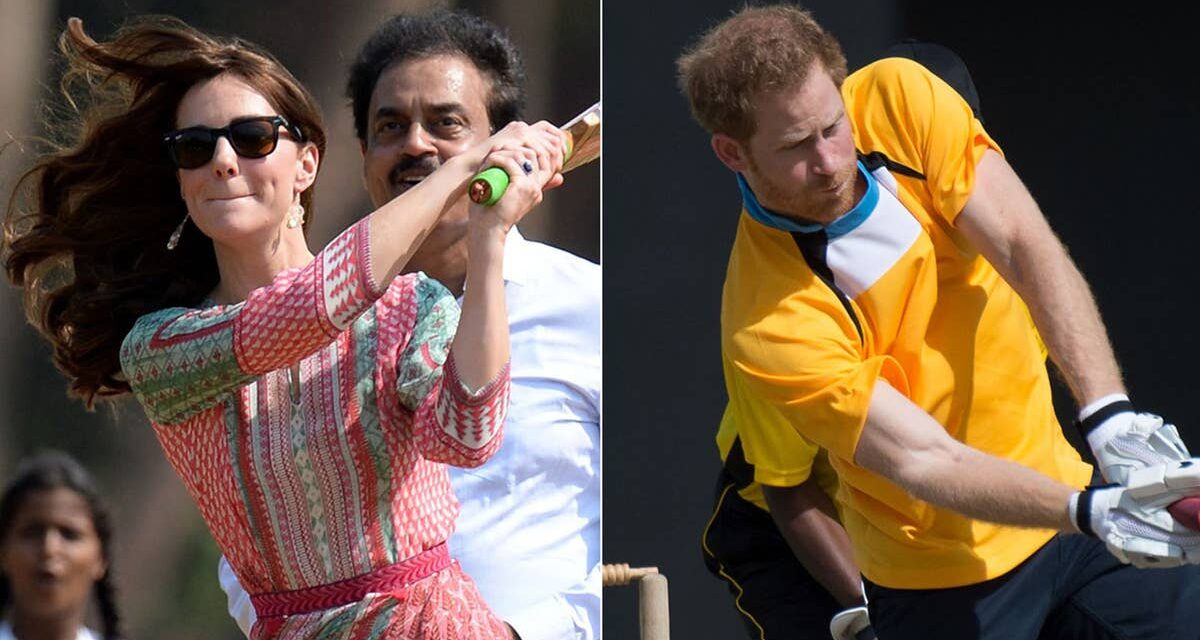 Les 7 meilleures photos de membres de la famille royale jouant au cricket – y compris le jeu impressionnant de Kate Middleton en talons et en costume