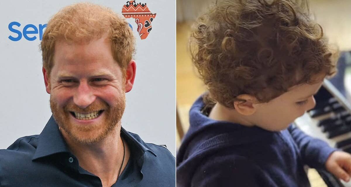 Le prince Archie est le mini-moi du prince Harry sur une adorable photo prise lors d&rsquo;une fête de famille